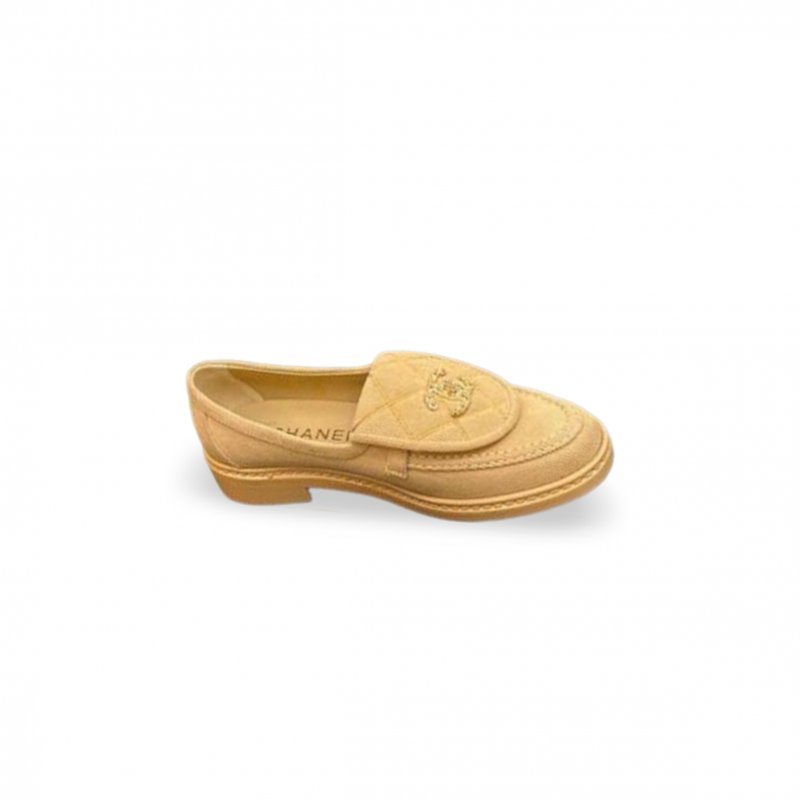 (image for) CHANEL QUILTED LEATHER CC TURNLOCK LOAFERS