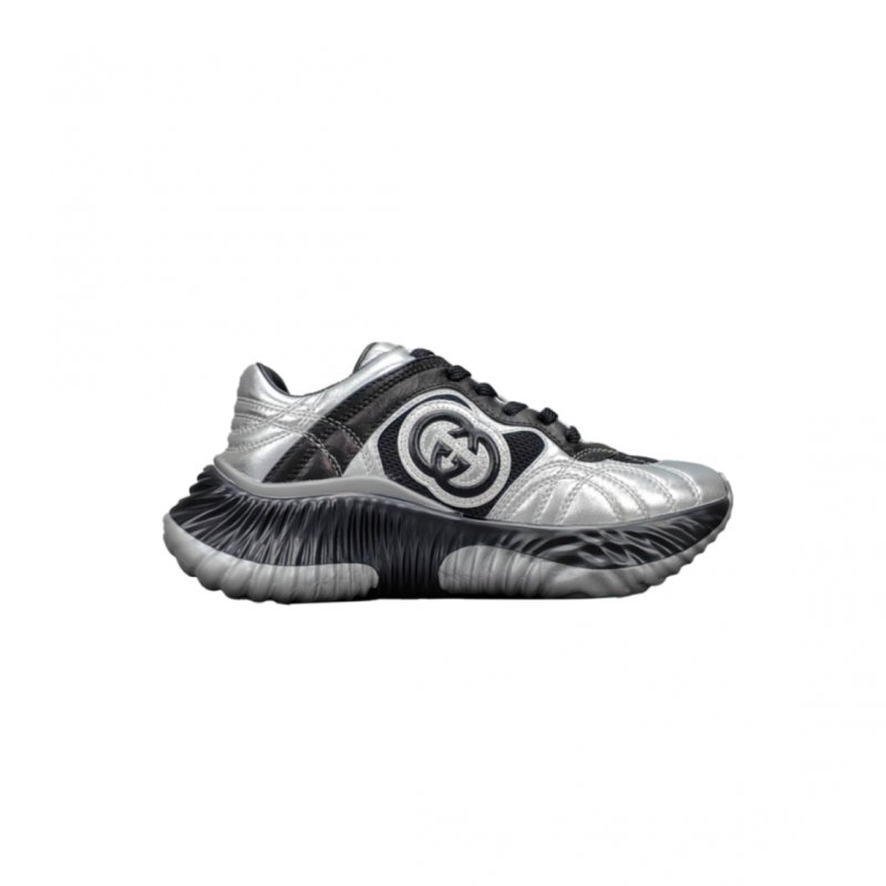 (image for) GUCCI ZAPATILLAS RIPPLE GRIS NEGRO 771471