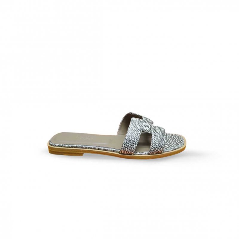 (image for) HERMÈS ORAN SANDAL IN LIZARD OMBRE