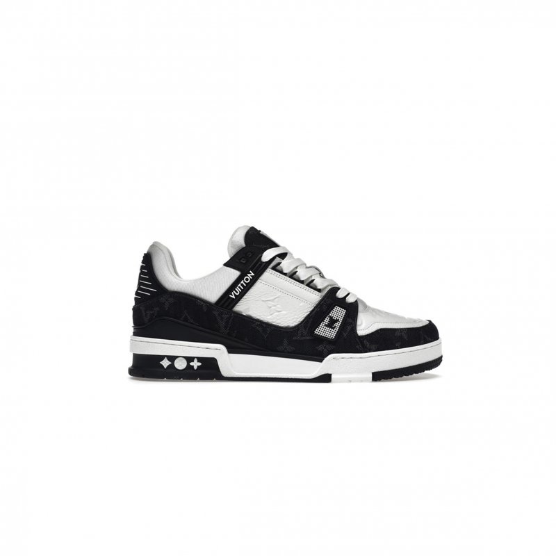 (image for) LOUIS VUITTON LV TRAINER WHITE BLACK 1AC2AB