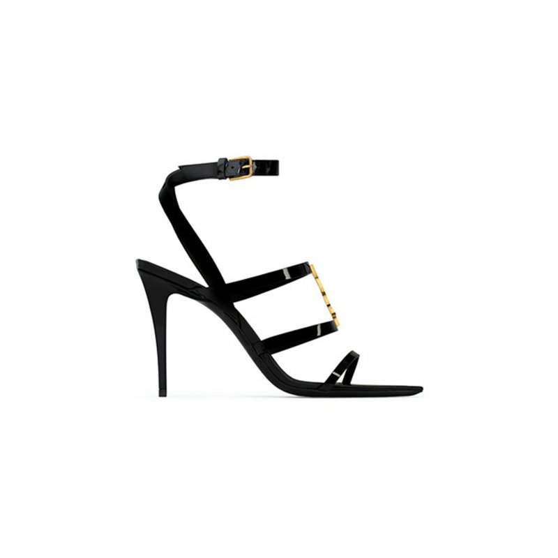 (image for) YSL CASSANDRA SANDALS IN PATENT LEATHER 8227911TVDD1000