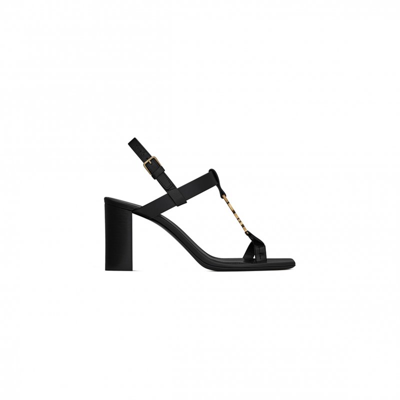 (image for) YSL CASSANDRA SANDALS IN SMOOTH LEATHER 658198DWETT1000