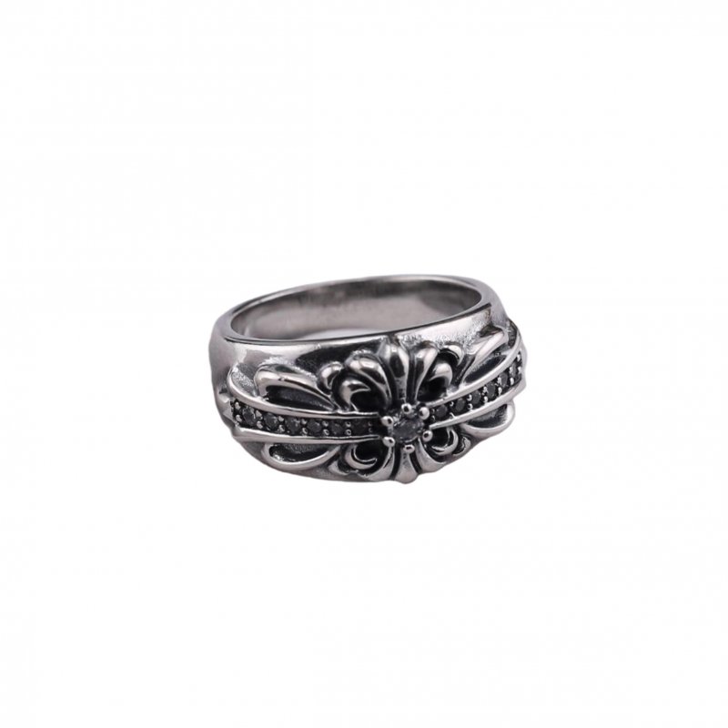 (image for) CHROME HEARTS FLORAL CROSS RING
