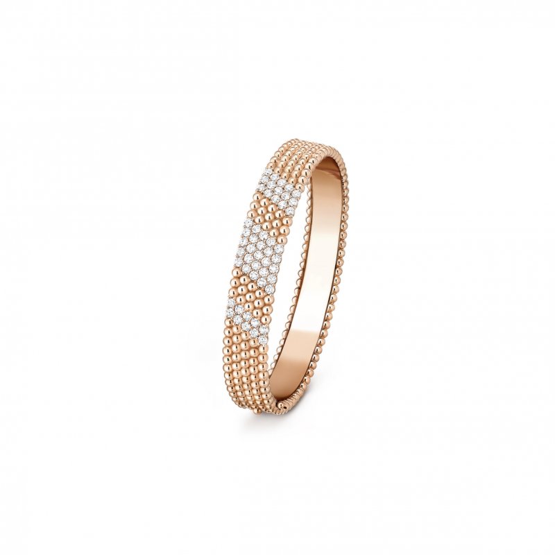 (image for) VAN CLEEF ARPELS PERLÉE DIAMONDS BRACELET 5 ROWS MEDIUM MODEL VCARPFYF00