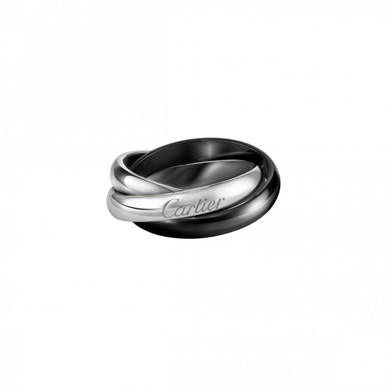 (image for) CARTIER TRINITY RING, CLASSIC CERAMIC B4095600