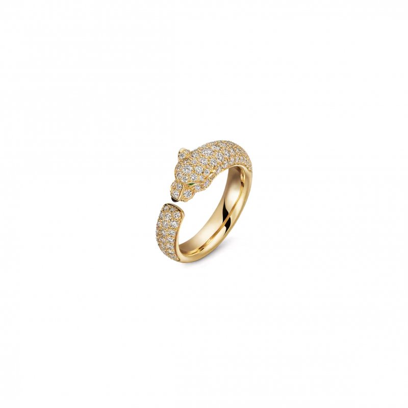 (image for) CARTIER PANTHÈRE DE CARTIER RING, SMALL MODEL, PAVED N4765500