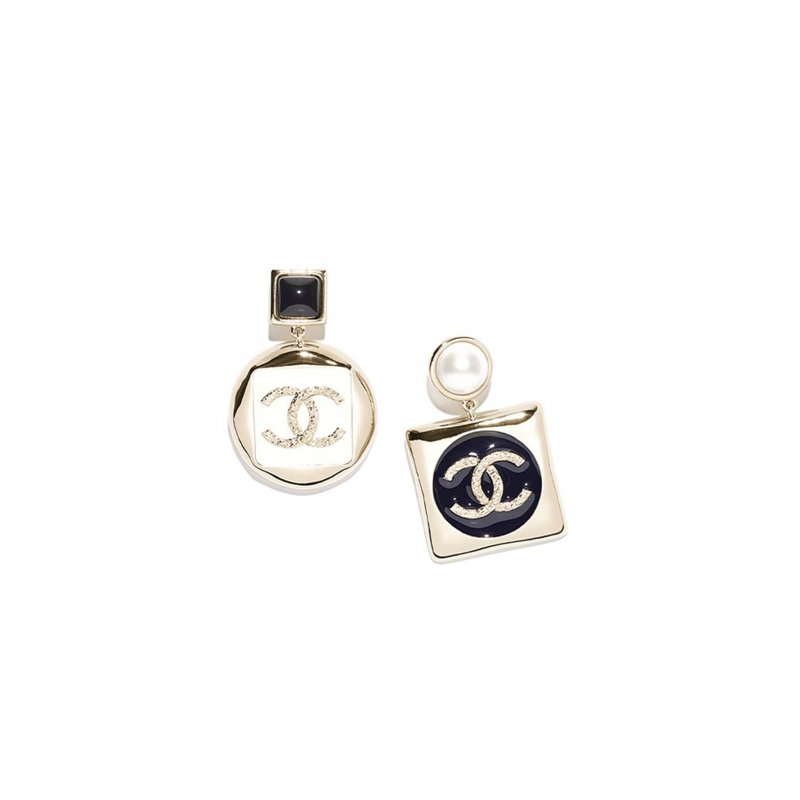 (image for) CHANEL CLIP-ON PENDANT EARRINGS ABG907