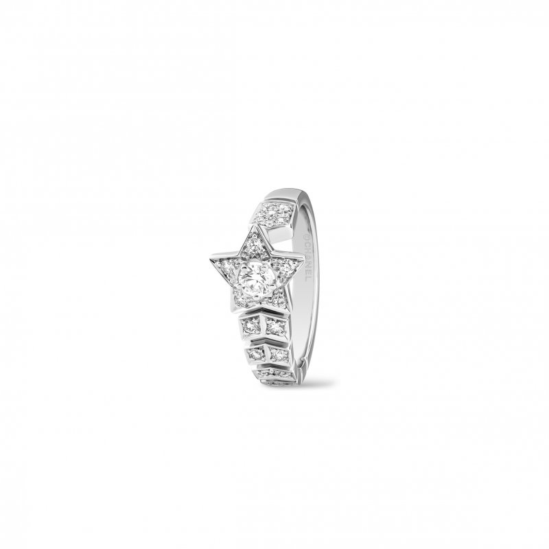 (image for) CHANEL COMÈTE CHEVRON RING J11457
