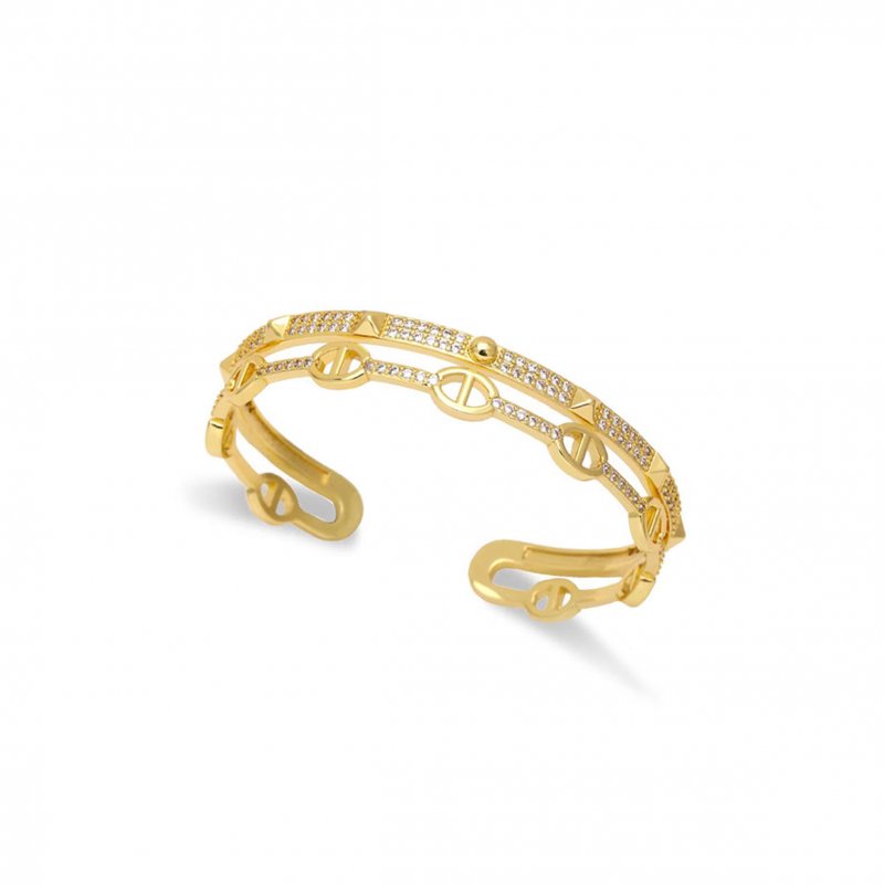(image for) HERMÈS PIG NOSE WILLOW DIAMOND BRACELET
