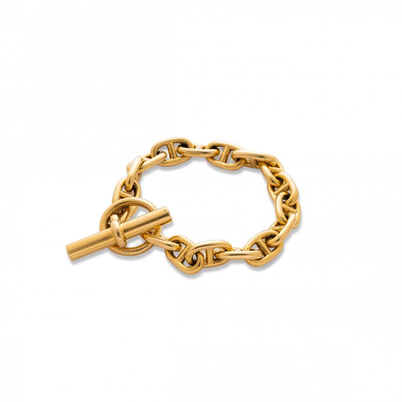 (image for) HERMÈS GOLD 'CHAINE D'ANCRE' BRACELET