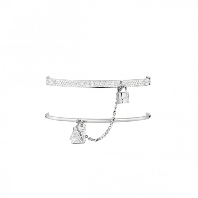 (image for) HERMÈS KELLY CADENAS DOUBLE BRACELET, SMALL MODEL H221406B00XS