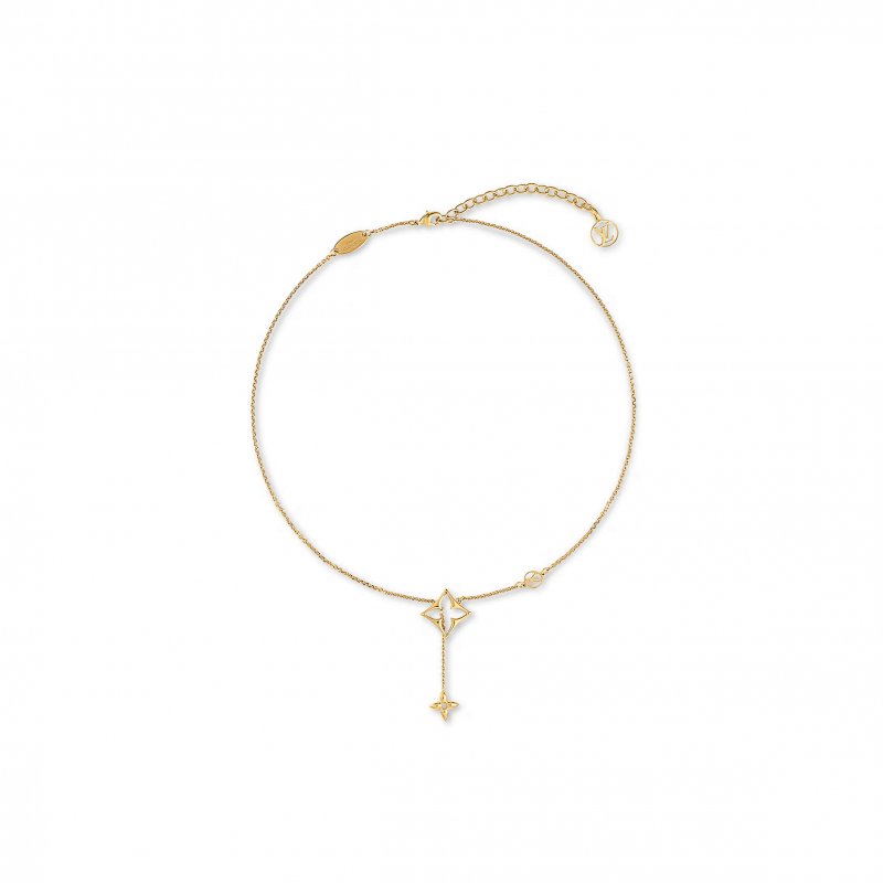 (image for) LOUIS VUITTON LV FLOWERGRAM NECKLACE M01234