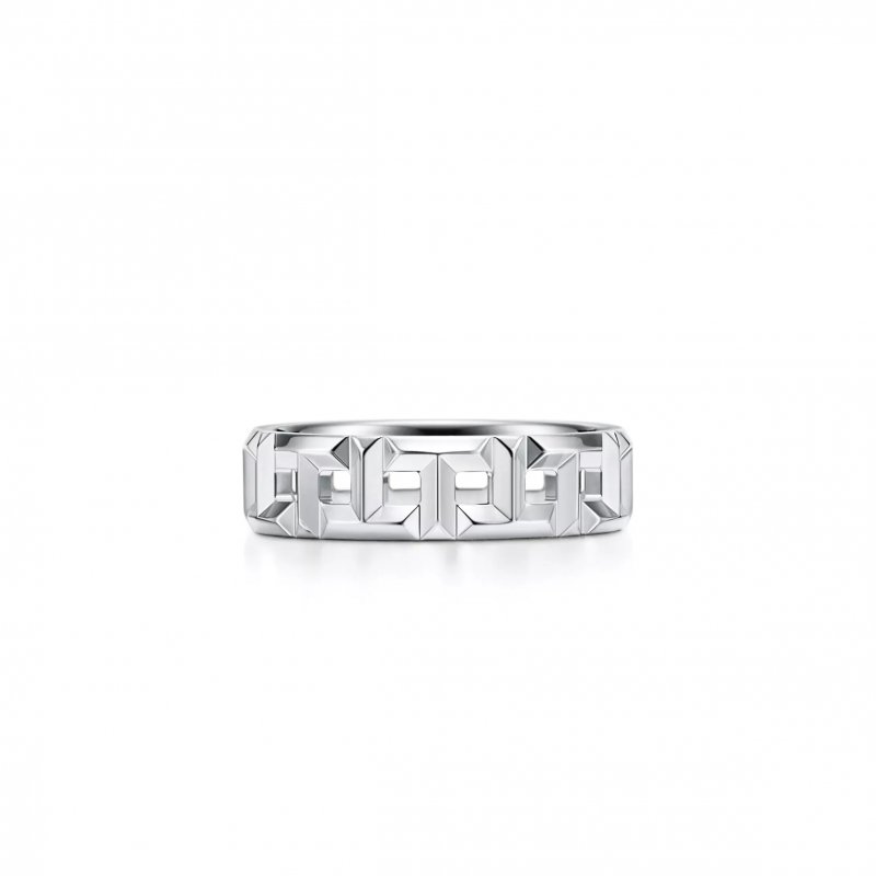 (image for) TIFFANY T TRUE WIDE RING IN WHITE GOLD 62509252