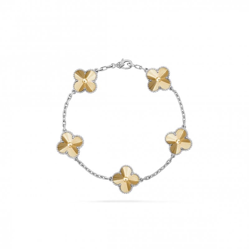 (image for) VAN CLEEF VINTAGE ALHAMBRA BRACELET, 5 MOTIFS VCARP9XF00