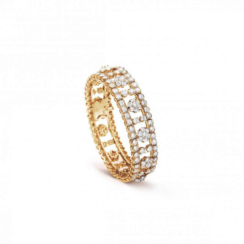 (image for) VAN CLEEF ARPELS SNOWFLAKE BRACELET - YELLOW GOLD, DIAMOND VCARO3RQ00