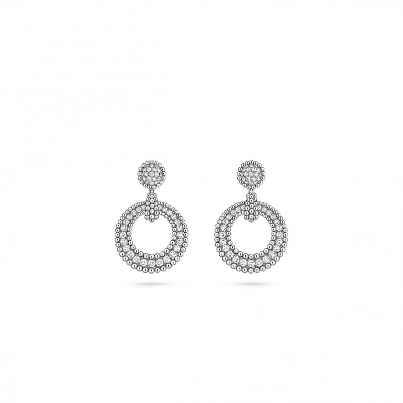 (image for) VAN CLEEF ARPELS PERLÉE DIAMONDS EARRINGS VCARPMBF00