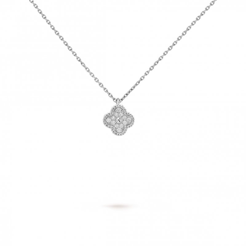 (image for) VAN CLEEF ARPELS SWEET ALHAMBRA PENDANT - WHITE GOLD, DIAMOND VCARO85900