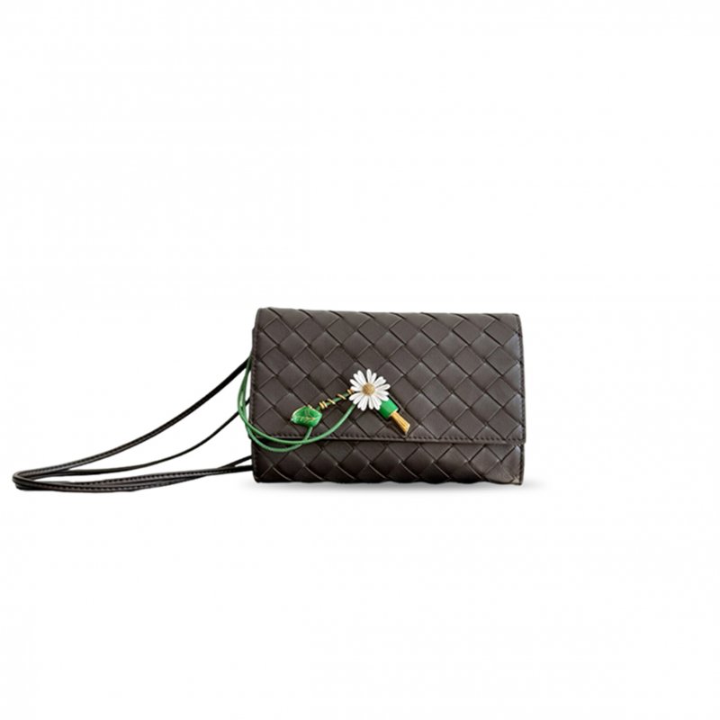 (image for) BOTTEGA VENETA LEATHER ANDIAMO DAISY CROSS-BODY BAG 838870 (19*12.6*2cm)