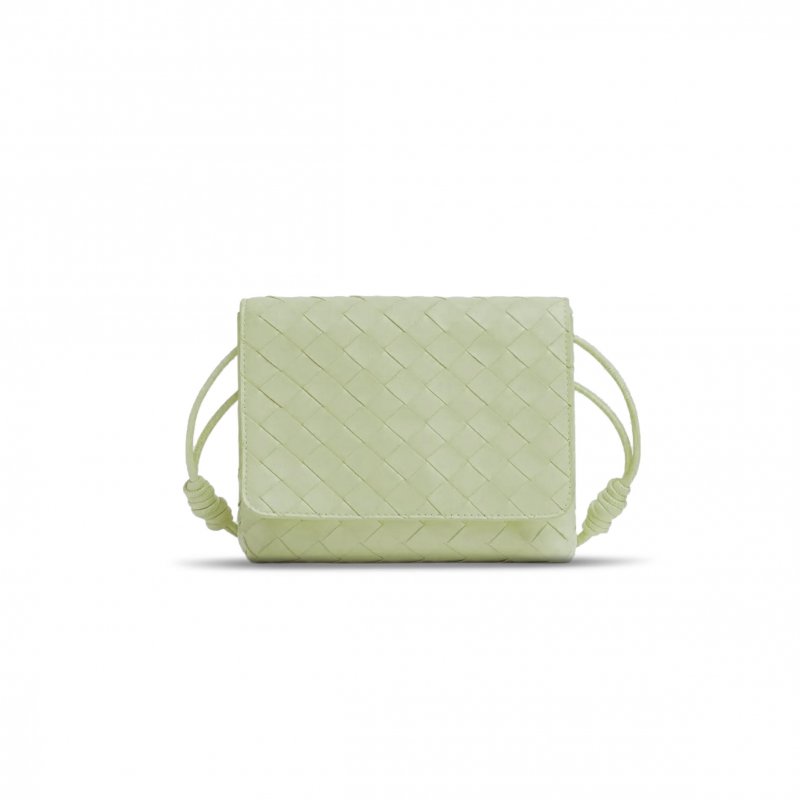 (image for) BOTTEGA VENETA MINI INTRECCIATO CROSSBODY BAG 741897VCPP32113 (19*15*5.5cm)