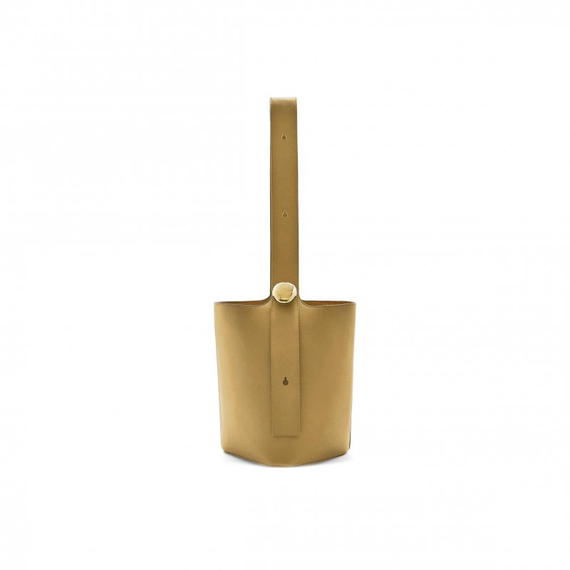 (image for) LOEWE MEDIUM PEBBLE BUCKET IN SMOOTH CALFSKIN AANBBBWX01 (28*24.5*23.5cm)