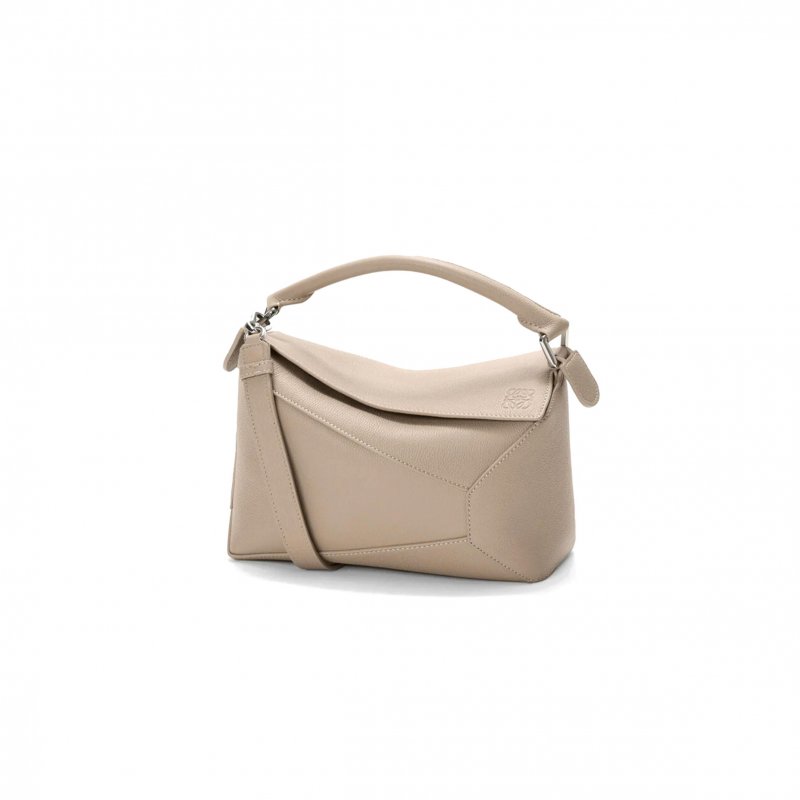 (image for) LOEWE SMALL PUZZLE EDGE BAG IN SOFT GRAINED CALFSKIN A510P60XAW (24*16.5*10.5cm)