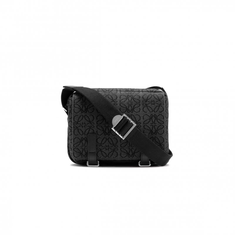 (image for) LOEWE MILITARY XS ANAGRAM IN SOFT CALFSKIN AND JACQUARD B553A72X16-1268 (23*18*9cm)