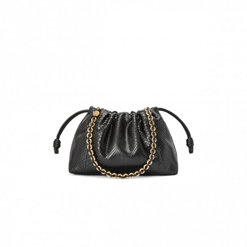 (image for) LOEWE MEDIUM FLAMENCO PURSE IN SNAKESKIN 012403-054 (30*20*10.5cm)