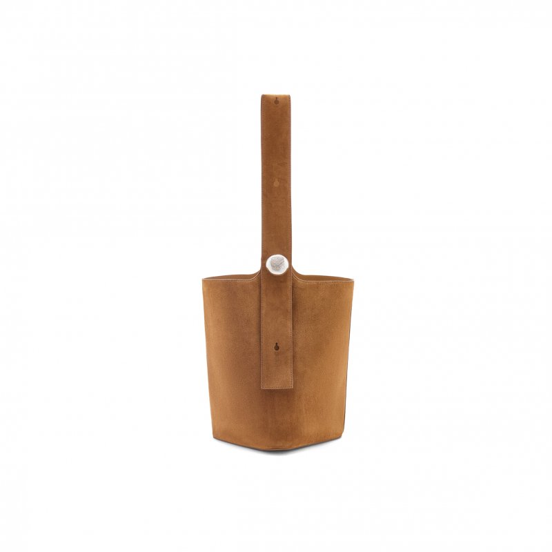 (image for) LOEWE LARGE PEBBLE BUCKET BAG IN SUEDE CALFSKIN BANBBBHX01 (33*28*28cm)
