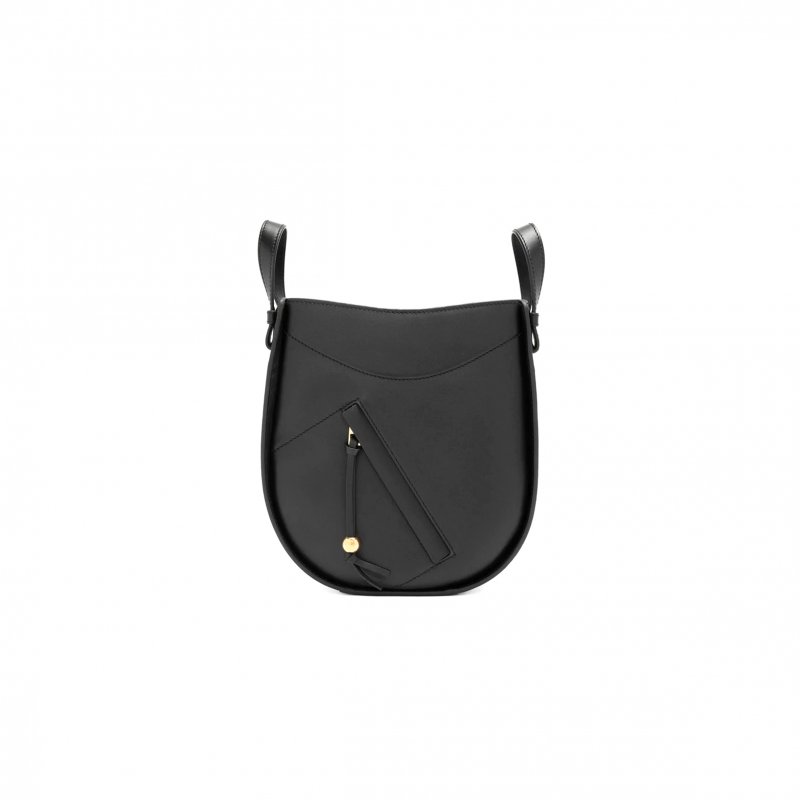 (image for) LOEWE HAMMOCK SLICE BAG IN SHINY CALFSKIN A538HHSX01 (21*25*10cm)