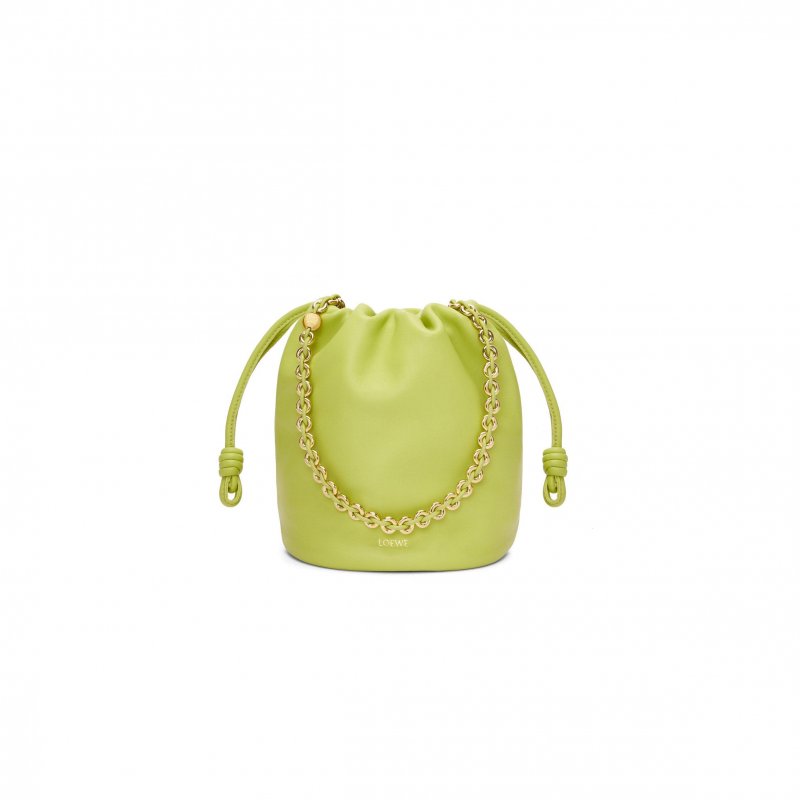 (image for) LOEWE FLAMENCO PURSE BUCKET IN MELLOW NAPPA LAMBSKIN A411FPBX02-8524 (32*24*17cm)