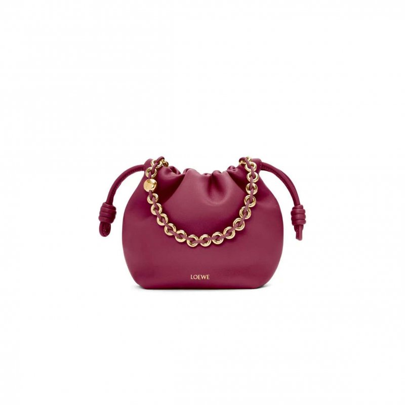 (image for) LOEWE MINI FLAMENCO PURSE BAG IN MELLOW NAPPA LAMBSKIN A914CBPX03-1048 (23*17*5.5cm)