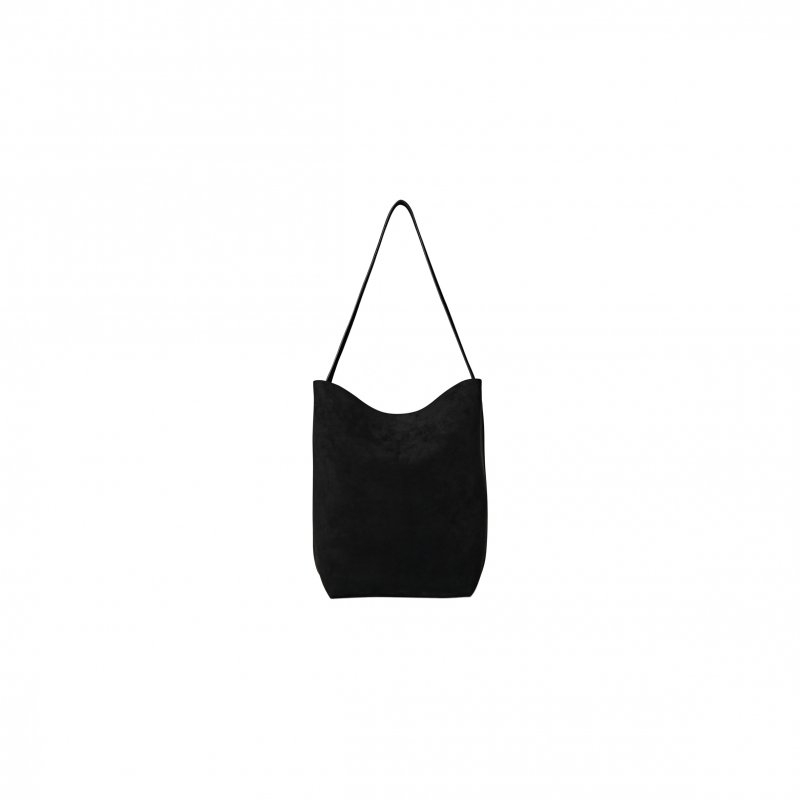 (image for) THE ROW MEDIUM NS PARK TOTE BAG IN NUBUCK BLACK W1313L87BLK (33*28*15cm)