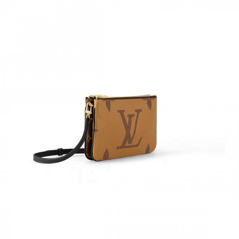 (image for) LOUIS VUITTON MASTER DOUBLE ZIP POCHETTE M69203 (20*12.5*3cm)