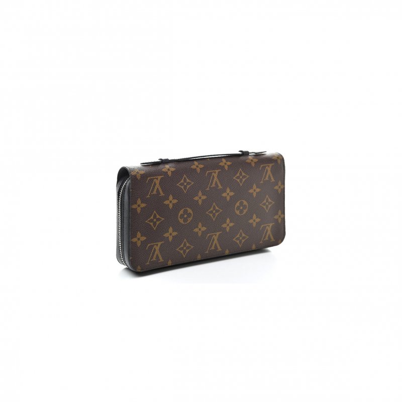 (image for) LOUIS VUITTON MONOGRAM MACASSAR MASTER CANVAS ZIPPY XL WALLET N41503 (22*13.5*4cm)