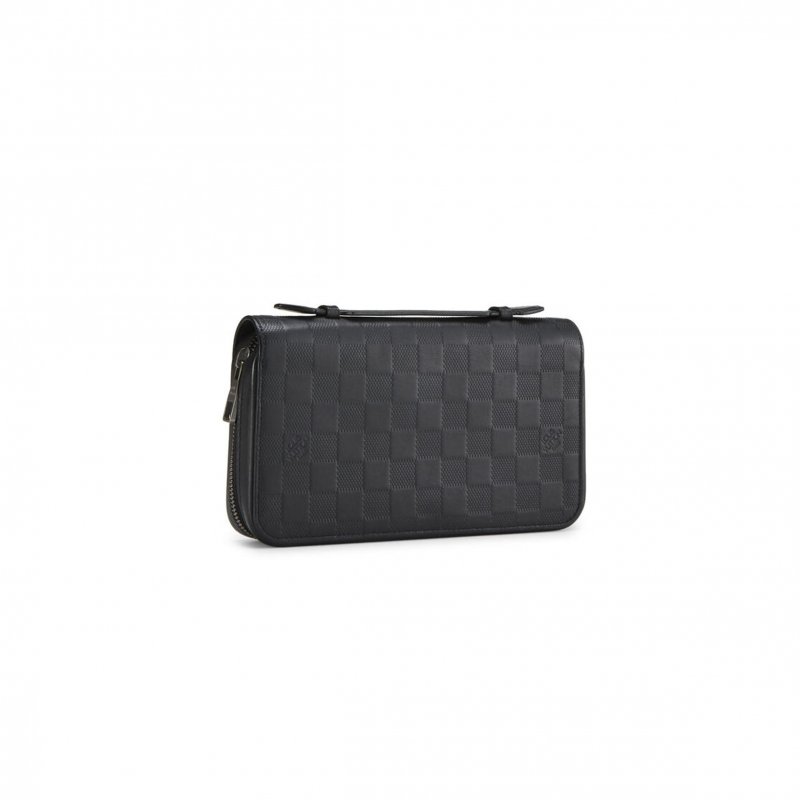 (image for) LOUIS VUITTON BLACK DAMIER MASTER INFINI ZIPPY XL M61254 (22*13.5*4cm)