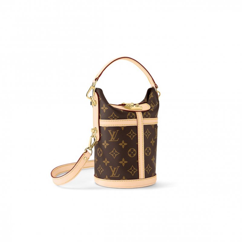 (image for) LOUIS VUITTON DUFFLE BAG MONOGRAM BROWN M43587 (22*23*14cm)