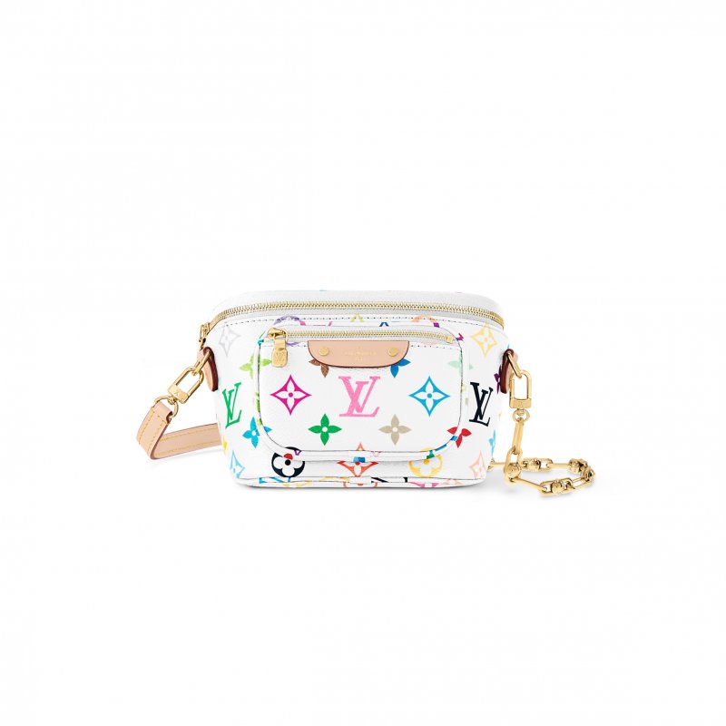 (image for) LOUIS VUITTON MURAKAMI LV X TM MINI BUMBAG M28326 (17*12*9cm)