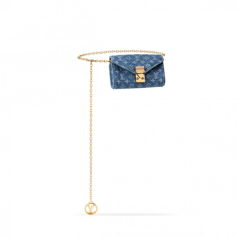 (image for) LOUIS VUITTON POUCH METIS BELT DENIM M4622Z (13.5*8cm)