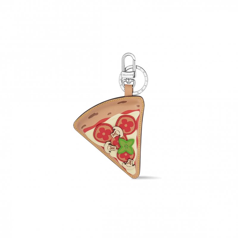 (image for) LOUIS VUITTON PIZZA KEYCHAIN CHARM M02189