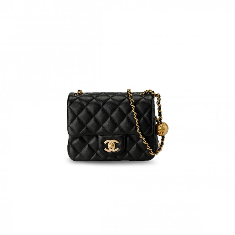 (image for) CHANEL MASTER LITTLE GOLD BALL SQUARE FLAP BAG AS1786 (17*13.5*8cm)