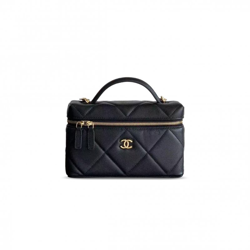 (image for) CHANEL MASTER 25K DIAMOND PATTERN CALFSKIN VANITY CASE AP4936 (19.5*17*5cm)
