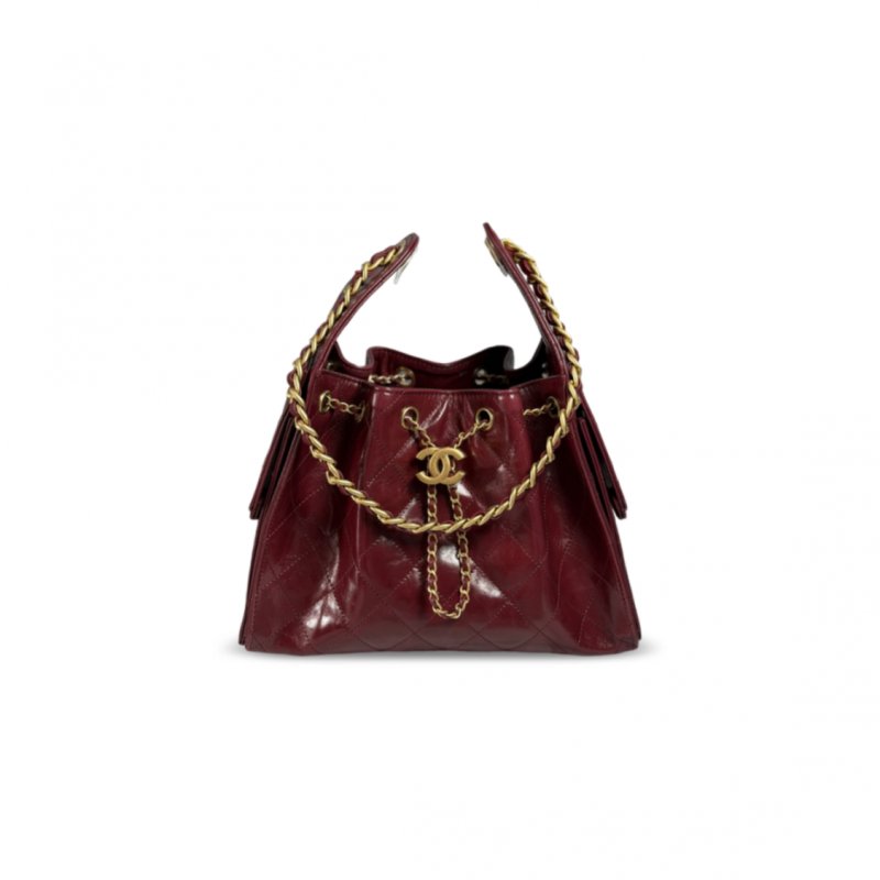 (image for) CHANEL 25 SMALL HANDBAG WAXED CALFSKIN AS5293 (30*26*14cm)