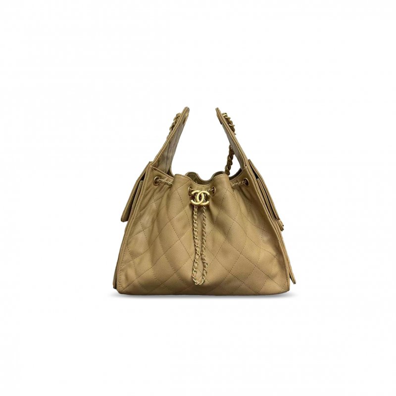 (image for) CHANEL 25 SMALL HANDBAG GRAINED CALFSKIN AS5293 (30*26*14cm)