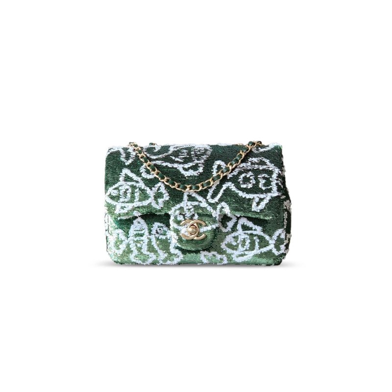 (image for) CHANEL RECTANGULAR MINI FLAP BAG 296361 (20*12*6cm)