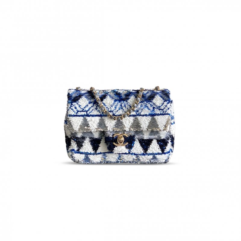 (image for) CHANEL SEQUINS MINI FLAP BAG 1566882 (20*14*7cm)