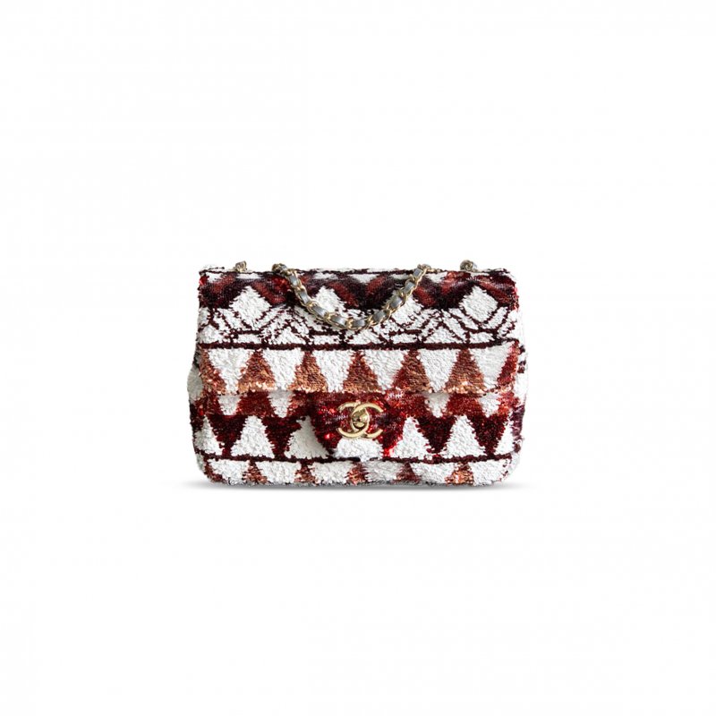 (image for) CHANEL SEQUINS MINI FLAP BAG 1566881 (20*14*7cm)
