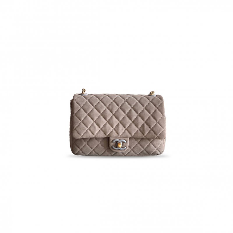 (image for) CHANEL 26C SUEDE CF MEDIUM BAG AS5989 (24*17*7cm)