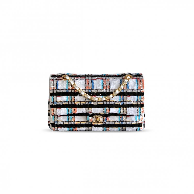 (image for) CHANEL CLASSIC FLAP BAG SEQUINS 297351 (25.5*15.5*6.5cm)