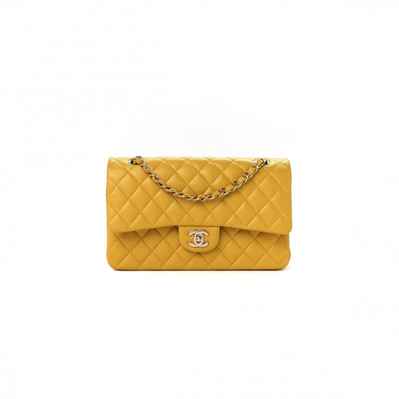 (image for) CHANEL CAVIAR QUILTED MEDIUM DOUBLE FLAP 1154434 (25*15*7cm)