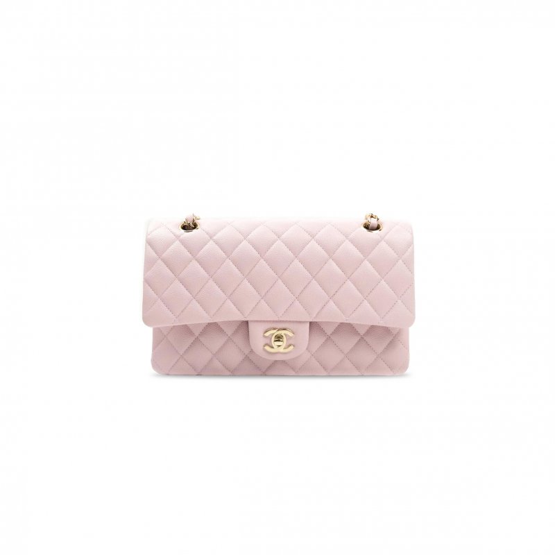 (image for) CHANEL CAVIAR QUILTED MEDIUM CLASSIC DOUBLE FLAP 1211045 (25*15*7cm)
